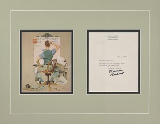 Norman Rockwell autograph