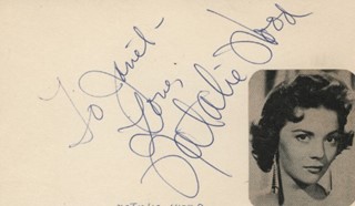 Natalie Wood autograph
