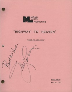 Michael Landon autograph