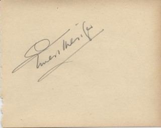 Ernest Thesiger autograph