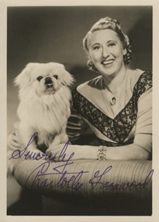 Charlotte Greenwood autograph
