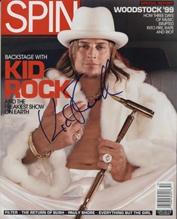 Kid Rock autograph