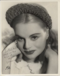 Marie Wilson autograph