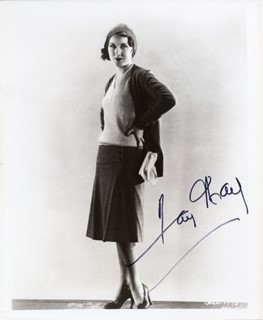 Fay Wray autograph