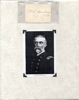 Admiral William T. Sampson autograph