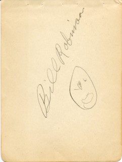Bill Robinson autograph