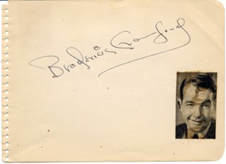 Broderick Crawford autograph