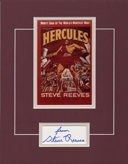 Steve Reeves autograph