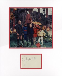 Willy Wonka and The Chocolate Factory autograph