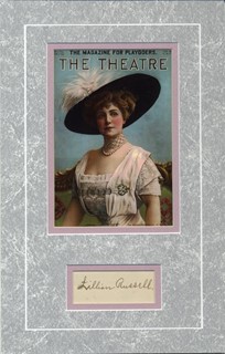 Lillian Russell autograph