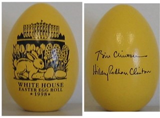 White House Easter Egg autograph
