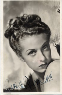 Danielle Darrieux autograph
