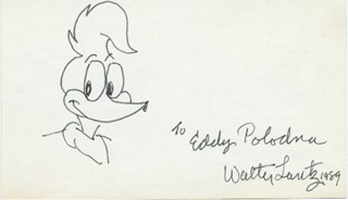 Walter Lantz autograph