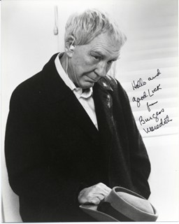 Burgess Meredith autograph