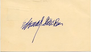 Edward Steichen autograph