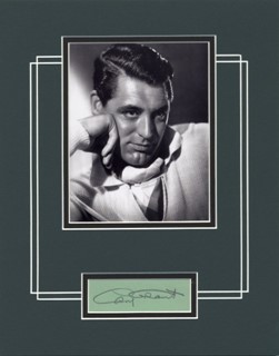 Cary Grant autograph
