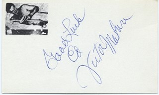 Victor Mature autograph