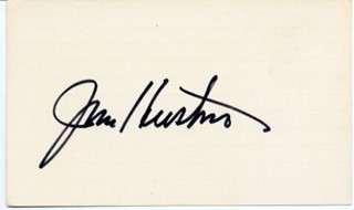 John Huston autograph