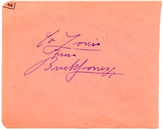 Buck Jones autograph