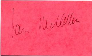 Ian McKellen autograph