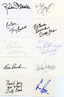 Vintage Actor Signature Lot autograph