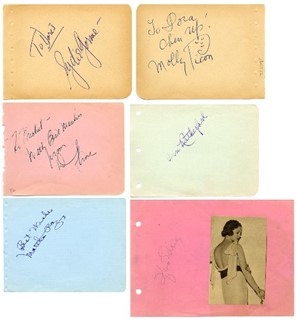 Vintage Actress Lot #1 autograph