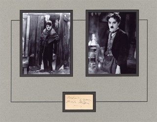 Charlie Chaplin autograph