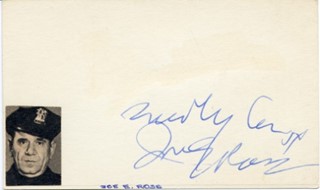 Joe E. Ross autograph