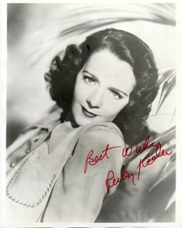 Ruby Keeler autograph