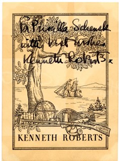Kenneth Roberts autograph
