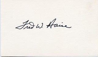 Fred Haise autograph
