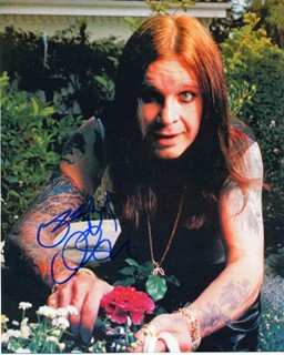Ozzy Osbourne autograph