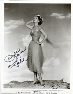 Arlene Dahl autograph