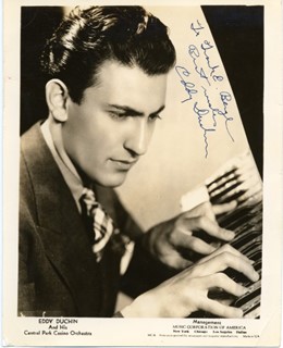 Eddy Duchin autograph