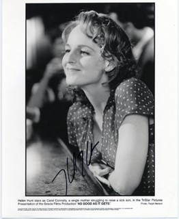 Helen Hunt autograph