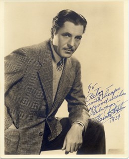Warner Baxter autograph