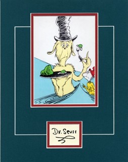 Dr. Seuss autograph