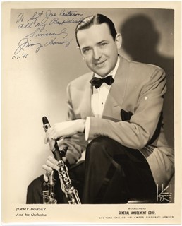 Jimmy Dorsey autograph