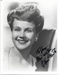 Kim Hunter autograph