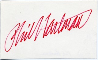 Phil Hartman autograph