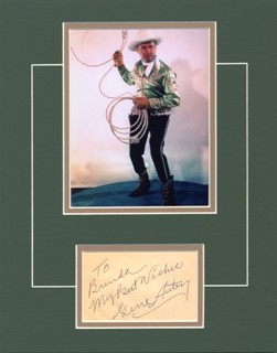 Gene Autry autograph