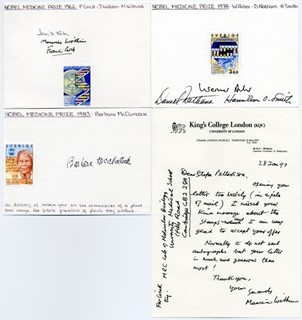 Nobel Prize Winners Collection autograph