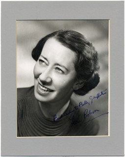 Flora Robson autograph