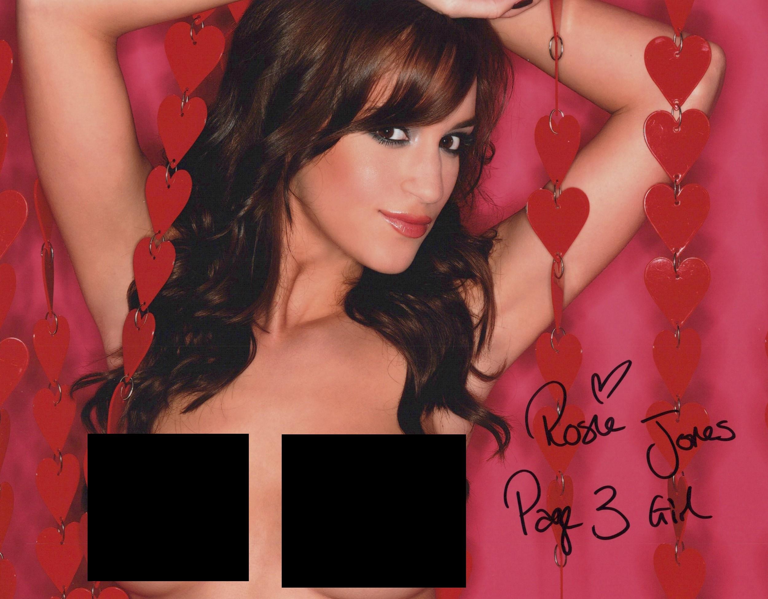 Rosie Jones autograph
