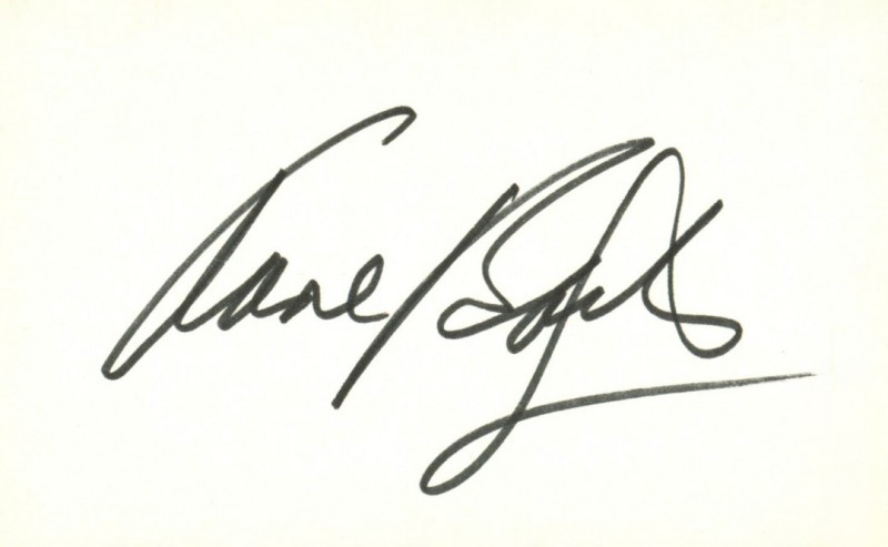 Anne Baxter autograph, item 0001416924 | Signature Pieces