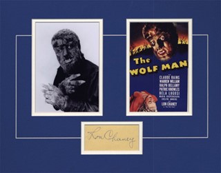 Lon Chaney Jr. autograph