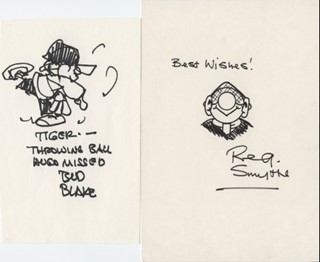 Tiger & Andy Capp autograph