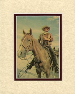 John Wayne autograph