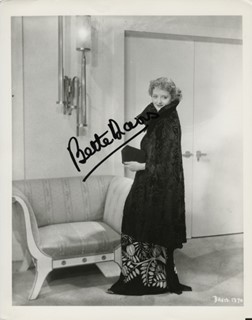 Bette Davis autograph