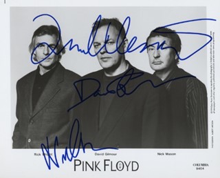 Pink Floyd autograph